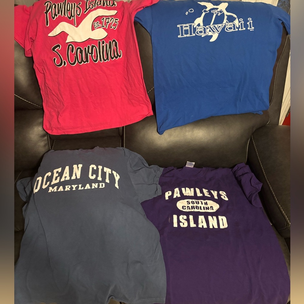 Lot of 4 Vacation T-Shirts